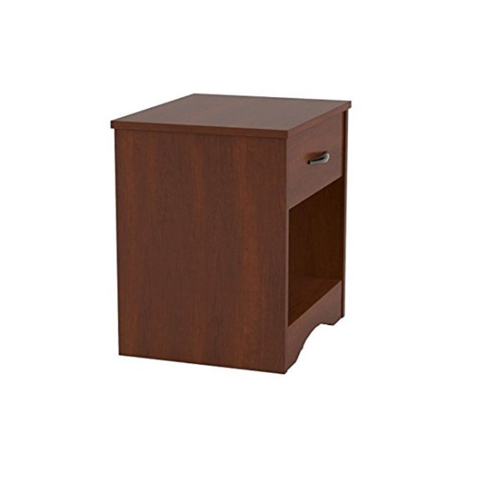 Aaram By Zebrs Furniture Solid Sheesham Indian Rosewood Bedside Table with Drawer and Shelf Storage for Bedroom, Livingroom,Hotelroom|SideEnd Table|Brown Finish