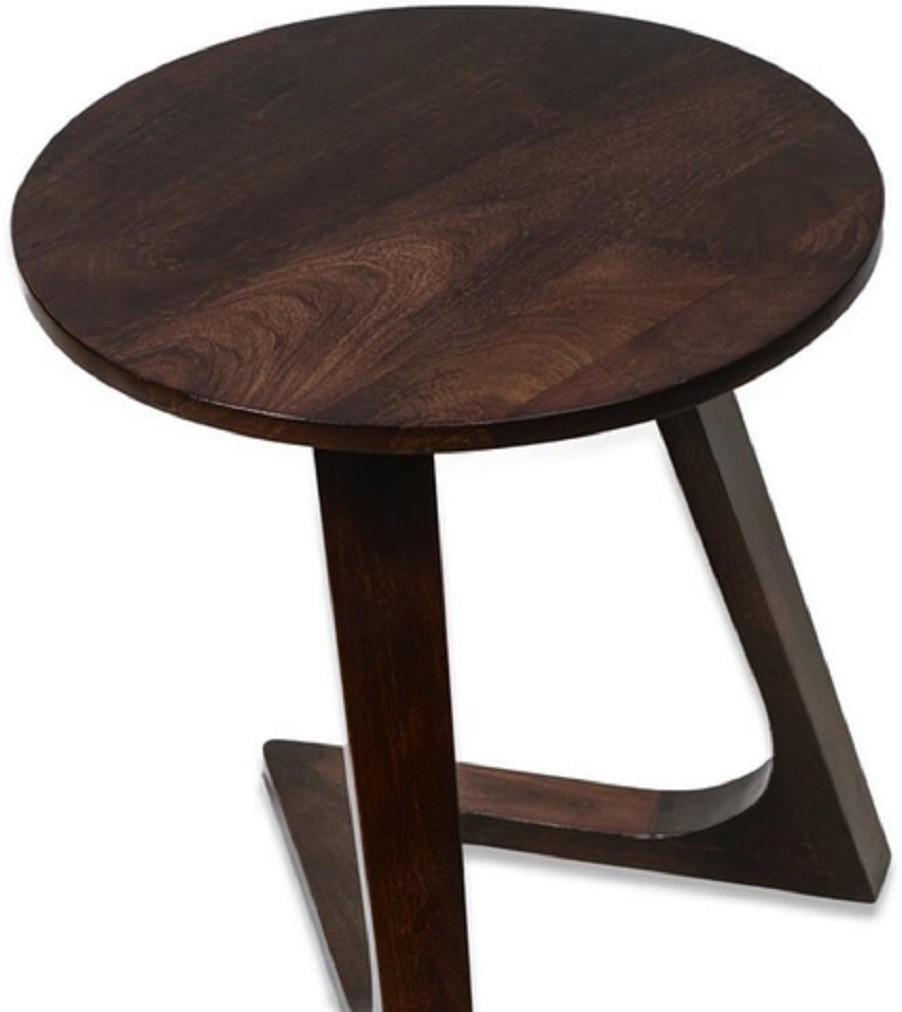 Aaram By Zebrs Solid Wood End Table (Finish Color - WALNUT FINISH, DIY(Do-It-Yourself))