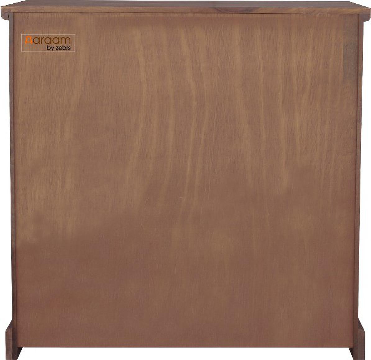 Aaram By Zebrs Solid Wood Free Standing Cabinet (Finish Color - Brown, Pre-assembled)