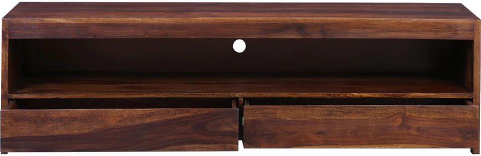 Aaram By Zebrs Wooden Entertainment TV Unit | Living Room Furniture with Shelf Storage