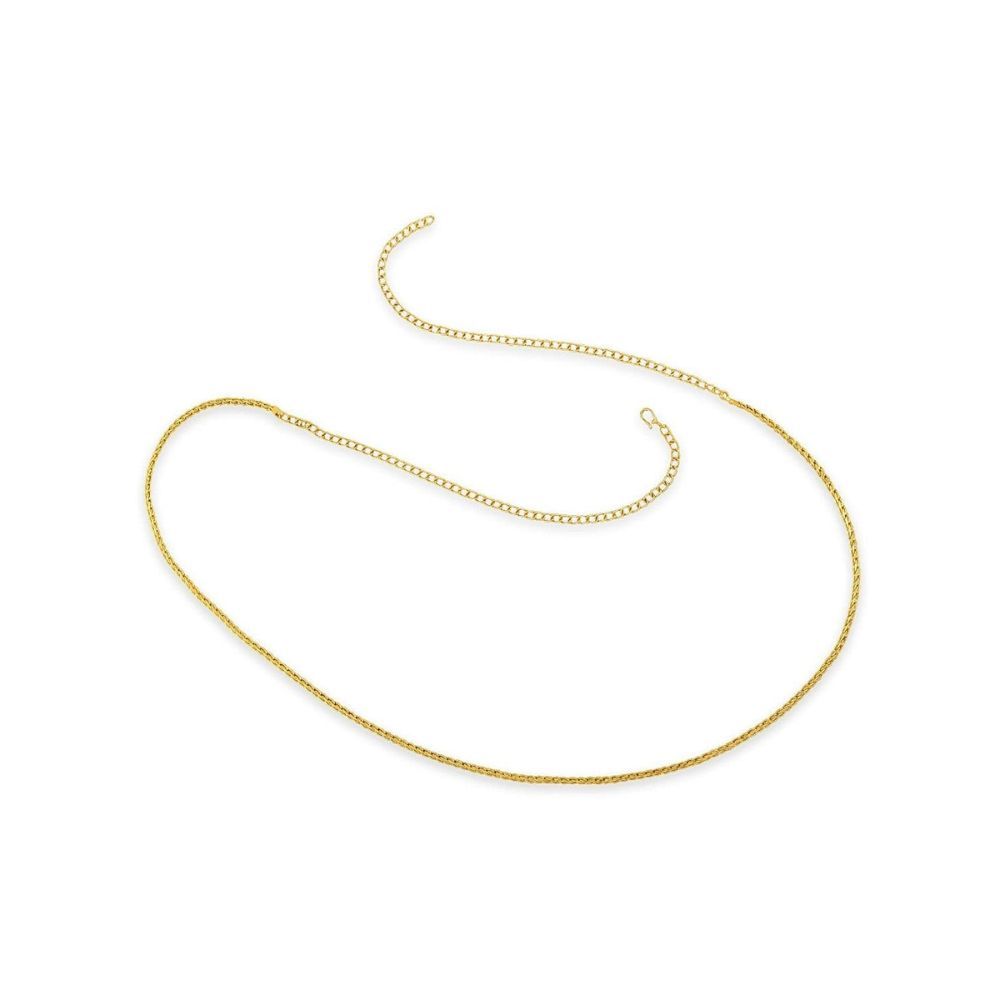 ACCESSHER Gold Color Copper Material Snake Chain Gold Kamarband