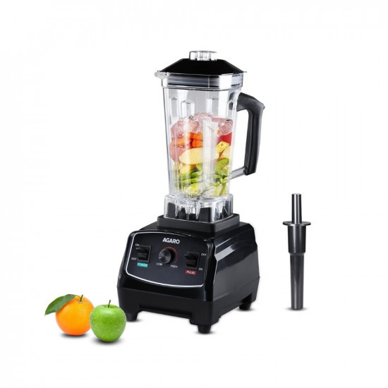 AGARO Grand Professional BlenderGrinderMixer 2000 watts 2 Litres BPA Free Jar Commercial heavy duty blender High Power  Speed Blender 100 Copper Motor Pulse Function 8 Leaf SS Blade
