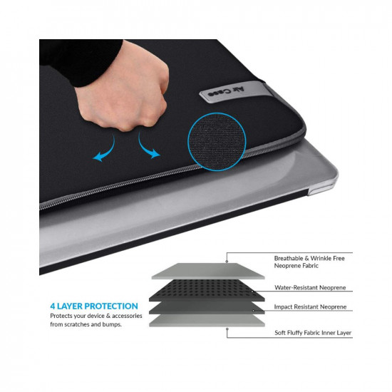 AirCase Protective Laptop Bag Sleeve fits Upto 15.6