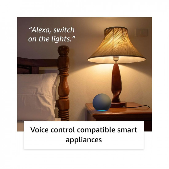 All-New Echo Dot 5th Gen 2023 release  Smart speaker with Bigger sound Motion Detection Temperature Sensor Alexa and Bluetooth Black