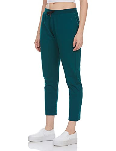 Buy Allen Solly Sport Men Navy Blue Solid Cotton Track Pants - Track Pants  for Men 14149910 | Myntra