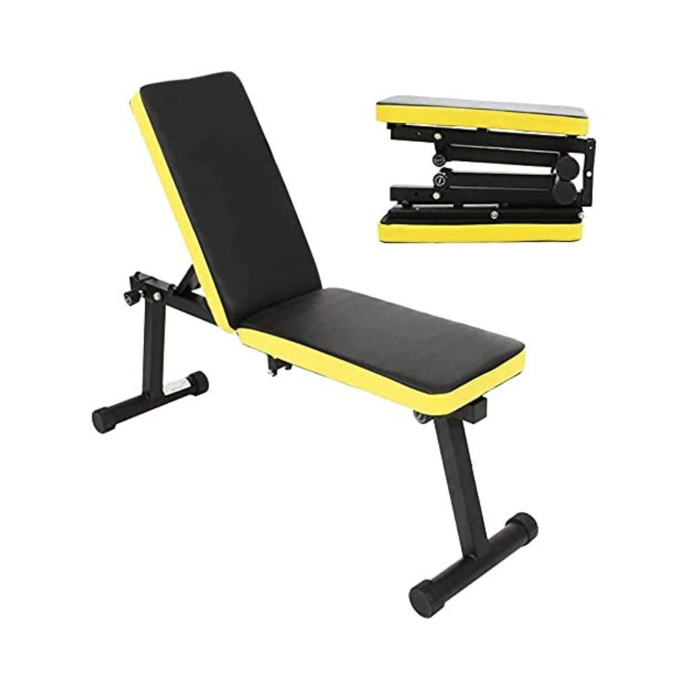 Allyson Fitness Folding Dumbbell Bench Height Adjustable Incline Exercise Bench