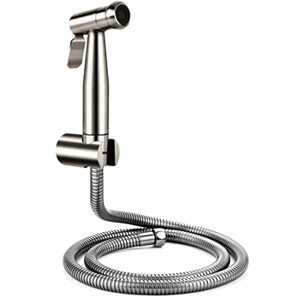 Health Faucet Toilet Sprayer with Hose Pipe and Wall Hook