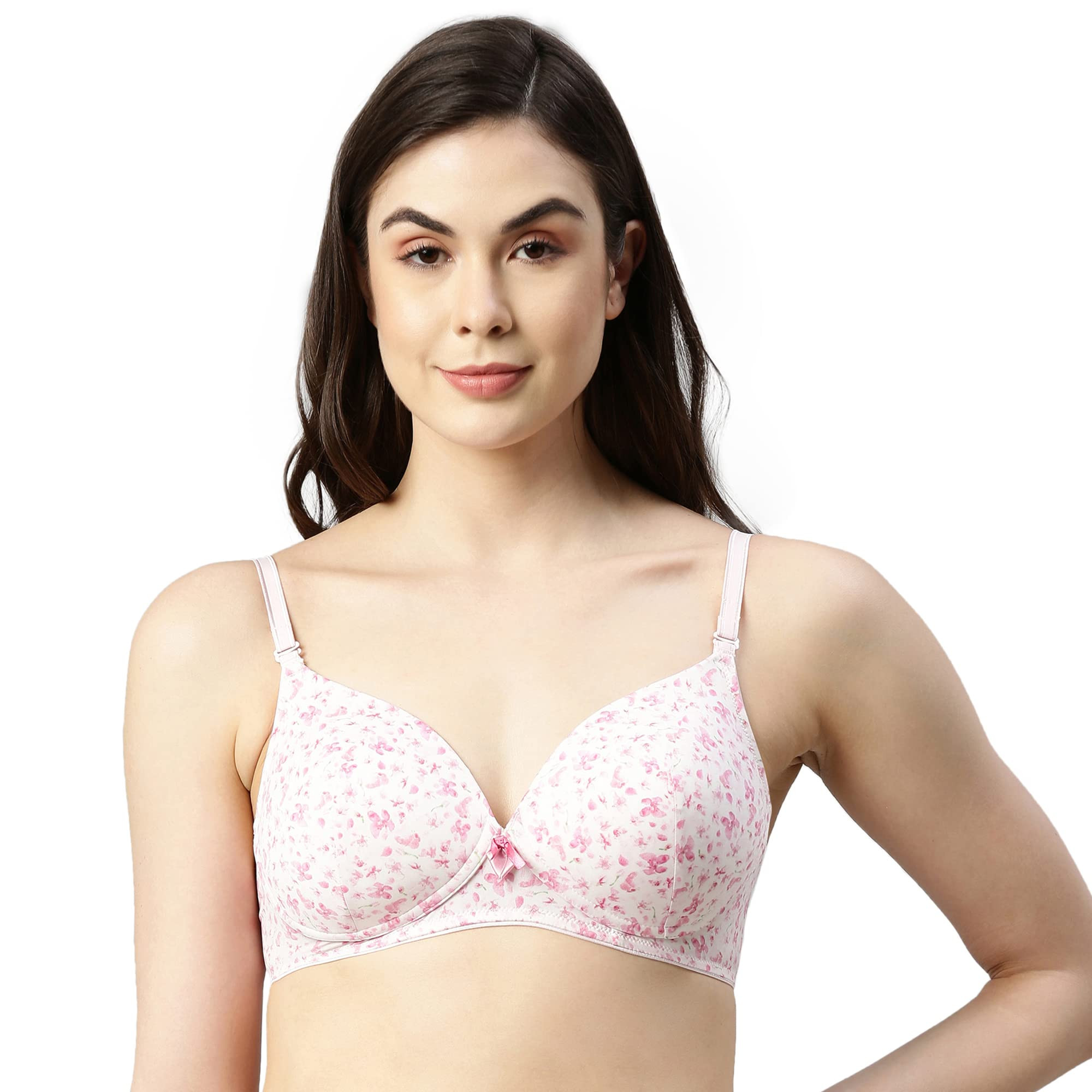 Amante Side Support Shaper Wirefree Cotton Everyday Bra,Size -36D