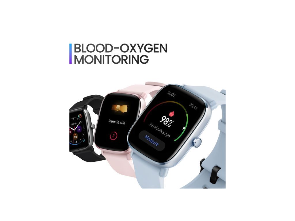 Amazfit GTS2 Mini (New Version) Smart Watch with Always-on AMOLED Display, Alexa Built-in, SpO2, 14 Days' Battery Life, 68 Sports Modes, GPS, HR, Sleep & Stress Monitoring (Meteor Black)