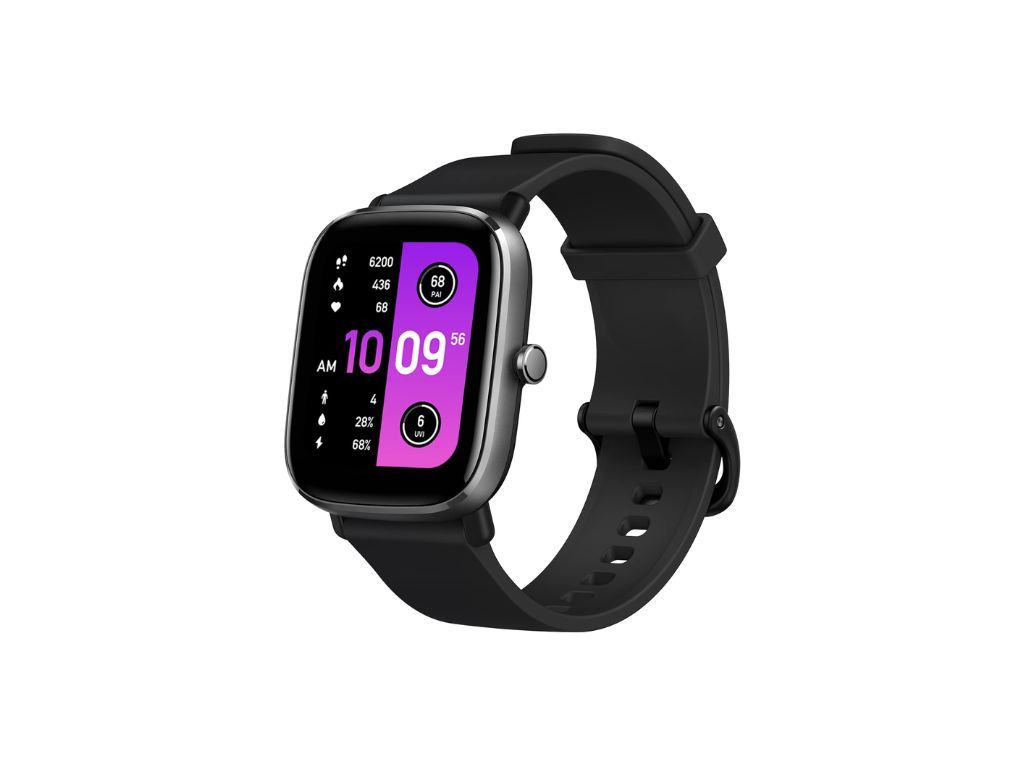 Amazfit GTS2 Mini (New Version) Smart Watch with Always-on AMOLED Display, Alexa Built-in, SpO2, 14 Days' Battery Life, 68 Sports Modes, GPS, HR, Sleep & Stress Monitoring (Meteor Black)