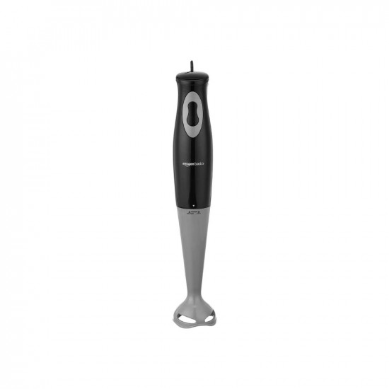 Amazon Basics 300 W Hand Blender with Detachable Stem and In-Built Cord Hook, ISI-Marked, Black