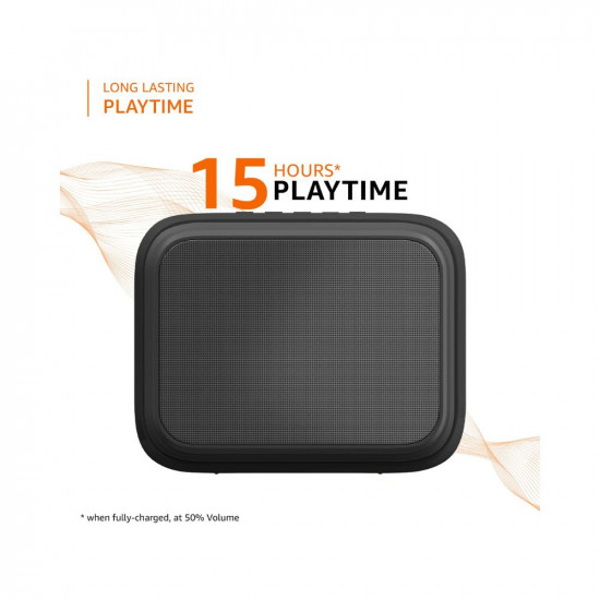 Amazon Basics Bluetooth Speaker, IPX6 Water Resistant