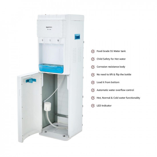 Amazon Basics Hot Cold and Normal Water Dispenser Bottom Loading
