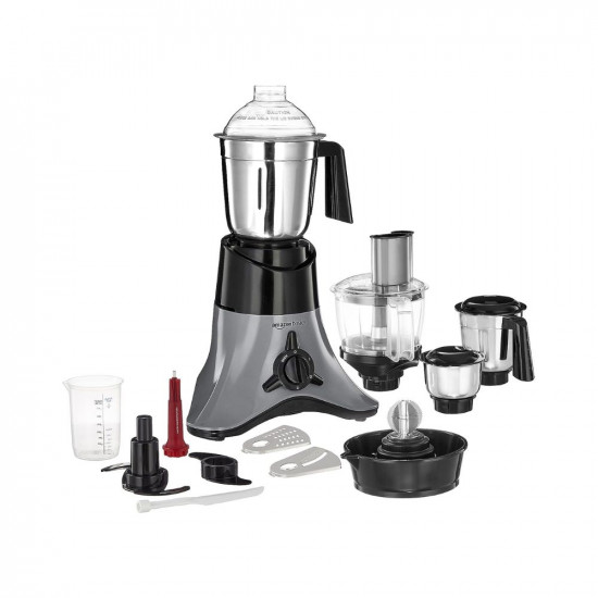 Amazon Basics Mixer Grinder 750W Black 4 jars with Food Processor Jar and Flexi lid