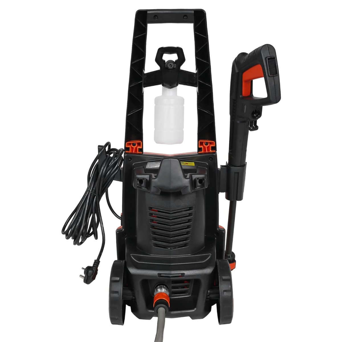 American Micronic Instruments-Imported Pressure Washer1700W Universal Copper Motor140 Bar Metal Pump140 Bar 6M Hose 20 FeetIsi Marked 5M Wire  Plug With Variable Spray NozzleSoap Dispenser