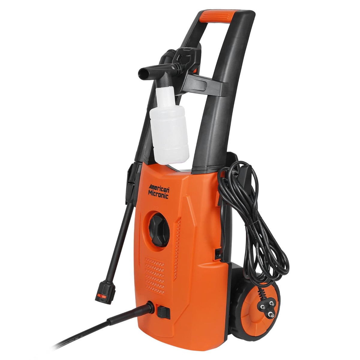 American Micronic Instruments-Imported Pressure Washer1700W Universal Copper Motor140 Bar Metal Pump140 Bar 6M Hose 20 FeetIsi Marked 5M Wire  Plug With Variable Spray NozzleSoap Dispenser