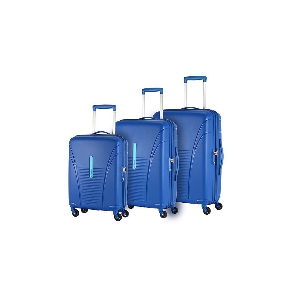 American Tourister Polypropylene Hard 78 Cms Luggage- Luggage Set(Fo1 (0) 01 404_Highline Blue)