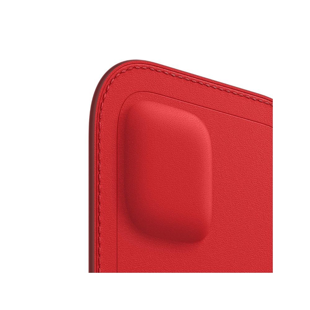 Apple Back Cover for iPhone 12 Mini (Leather | Red)