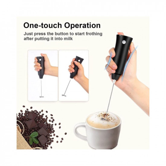 Electric Handheld Milk Wand Mixer Frother for Latte Coffee Hot Milk, Milk  Frother