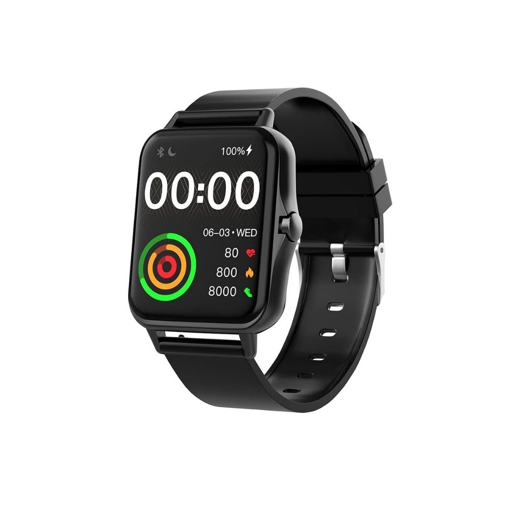 AQFIT W12 Smartwatch IP68 Water Resistant | 1.69â Full Touch Screen Display  for Men and Women(Black)