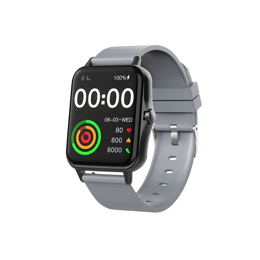 AQFIT W12 Smartwatch IP68 Water Resistant | 1.69â Full Touch Screen Display, for Men and Women(Dark Grey)