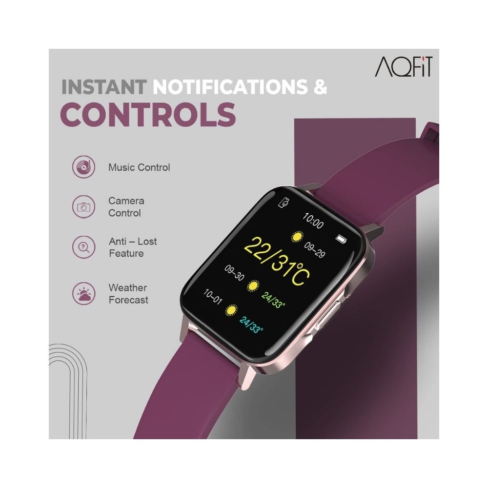 AQFIT W6 Smartwatch IP68 Water Resistant 1.69