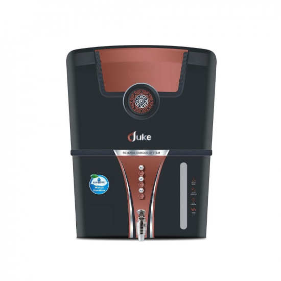 AQUA D PURE Ro Water Purifier with Copper + Uv + Uf + Tds Adjuster/Controller Water Filter for Home|12L|Black
