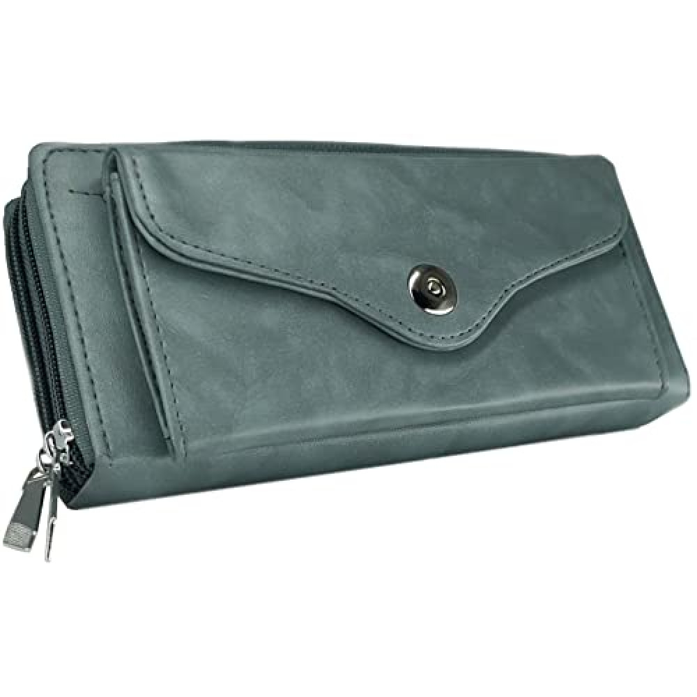 Nylon Tote Handbag for Women - AHB - Grey