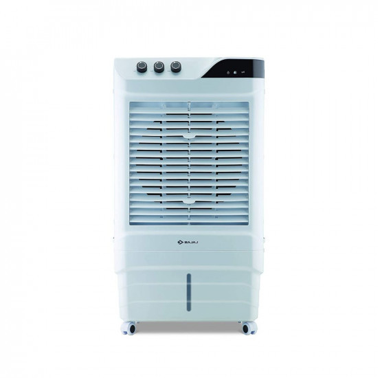 Bajaj DMH 65 Neo 65L Desert Air Cooler for home with DuraMarine Pump (2-Yr Warranty by Bajaj), TurboFan Technology, Anti-Bacterial Hexacool Master, 90-Feet Air Throw & 3-Speed, White Cooler for room