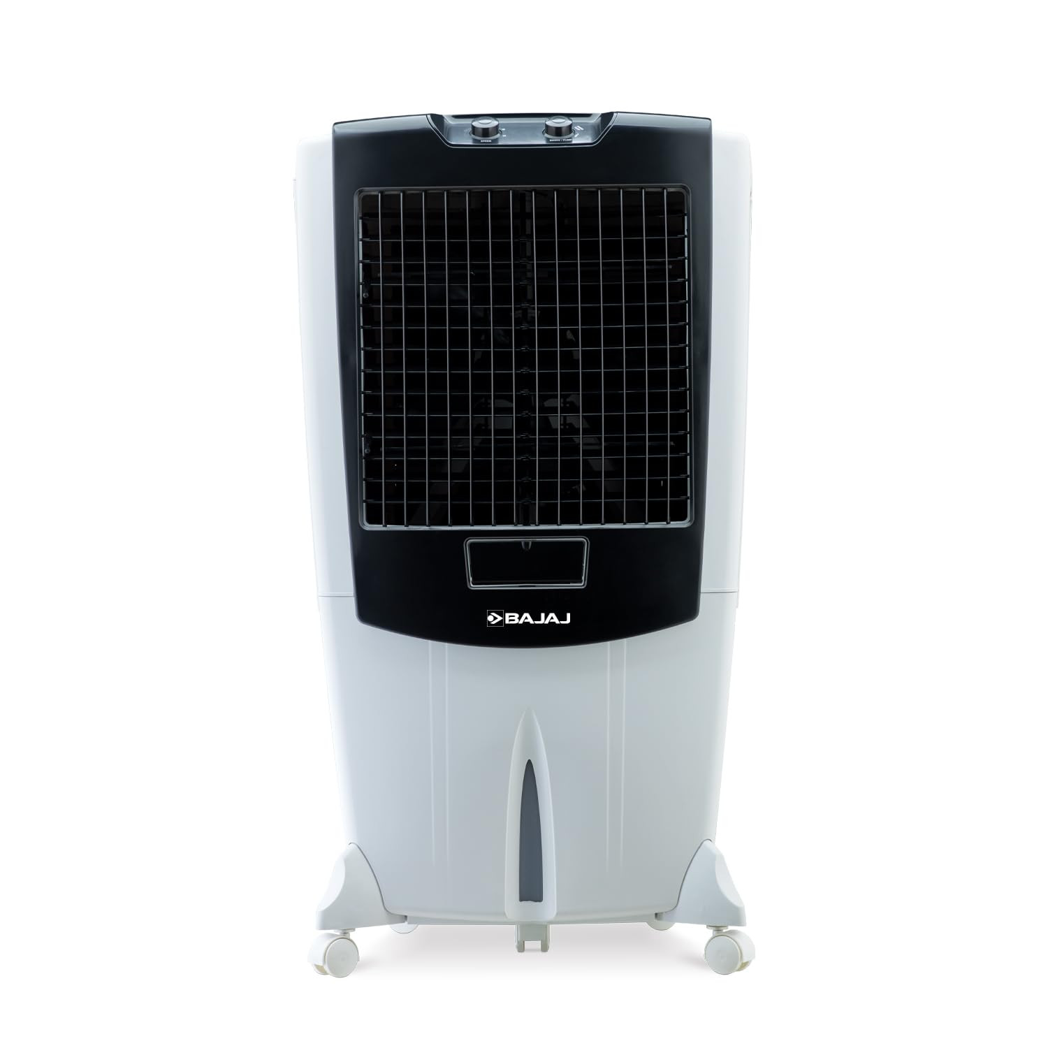 Bajaj DMH 95 95L Desert Air Cooler with DuraMarine Pump 2-Yr Warranty by Bajaj Ice Chamber Antibacterial Hexacool Technology 100 feet Air Throw  3-Speed Control White Air Cooler for home