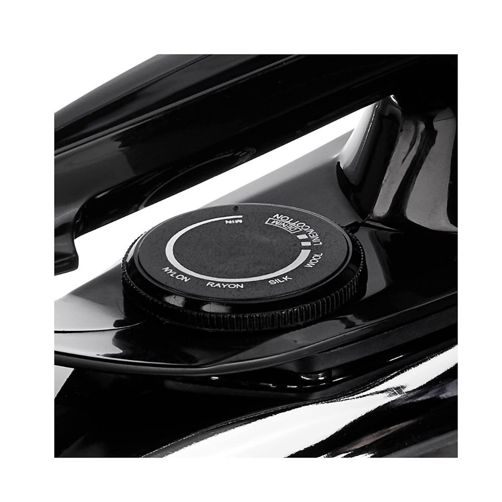 Bajaj DX-2 600W Dry Iron with Advance Soleplate and Anti-bacterial German Coating Technology Black