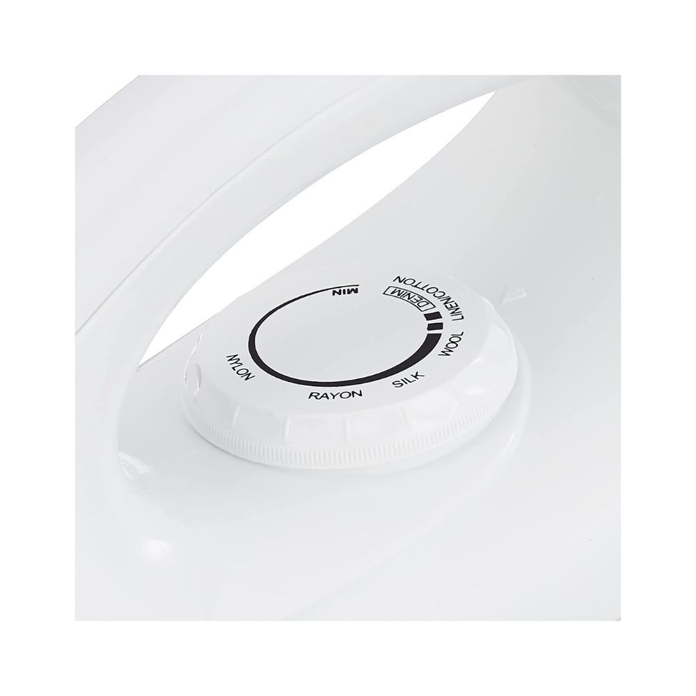 Bajaj DX-7 1000W Dry Iron with Advance Soleplate and Anti-bacterial German Coating Technology White