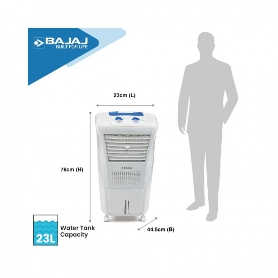 BAJAJ FRIO New PERSONAL AIR COOLER 23L WITH TYPHOON BLOWER
