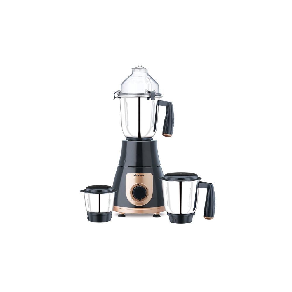 Bajaj GX-3701 750W Mixer Grinder with 3 Jars Black