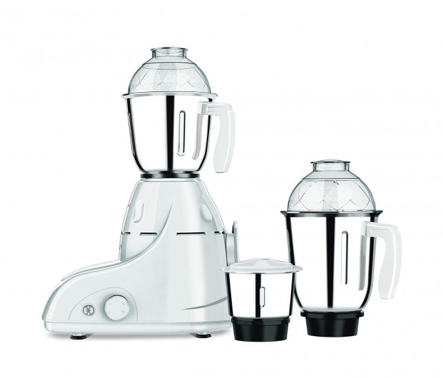 Bajaj GX 8 750 watts DLX 750W Mixer Grinder with 3 Jars White  Plastic