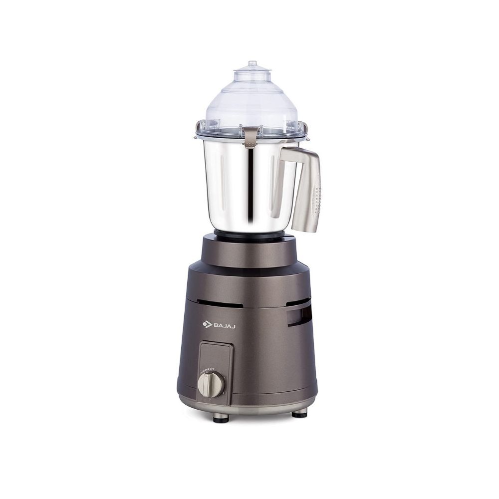 Bajaj Herculo 1000W Powerful Mixer Grinder with 3 Jars Coffee Brown and Gold