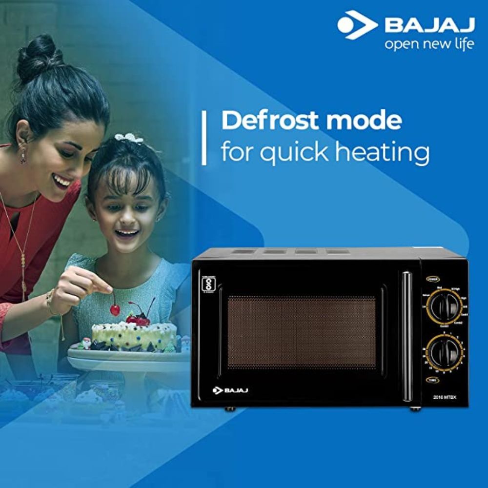 Bajaj MTBX 2016 20L Grill Microwave Oven Black