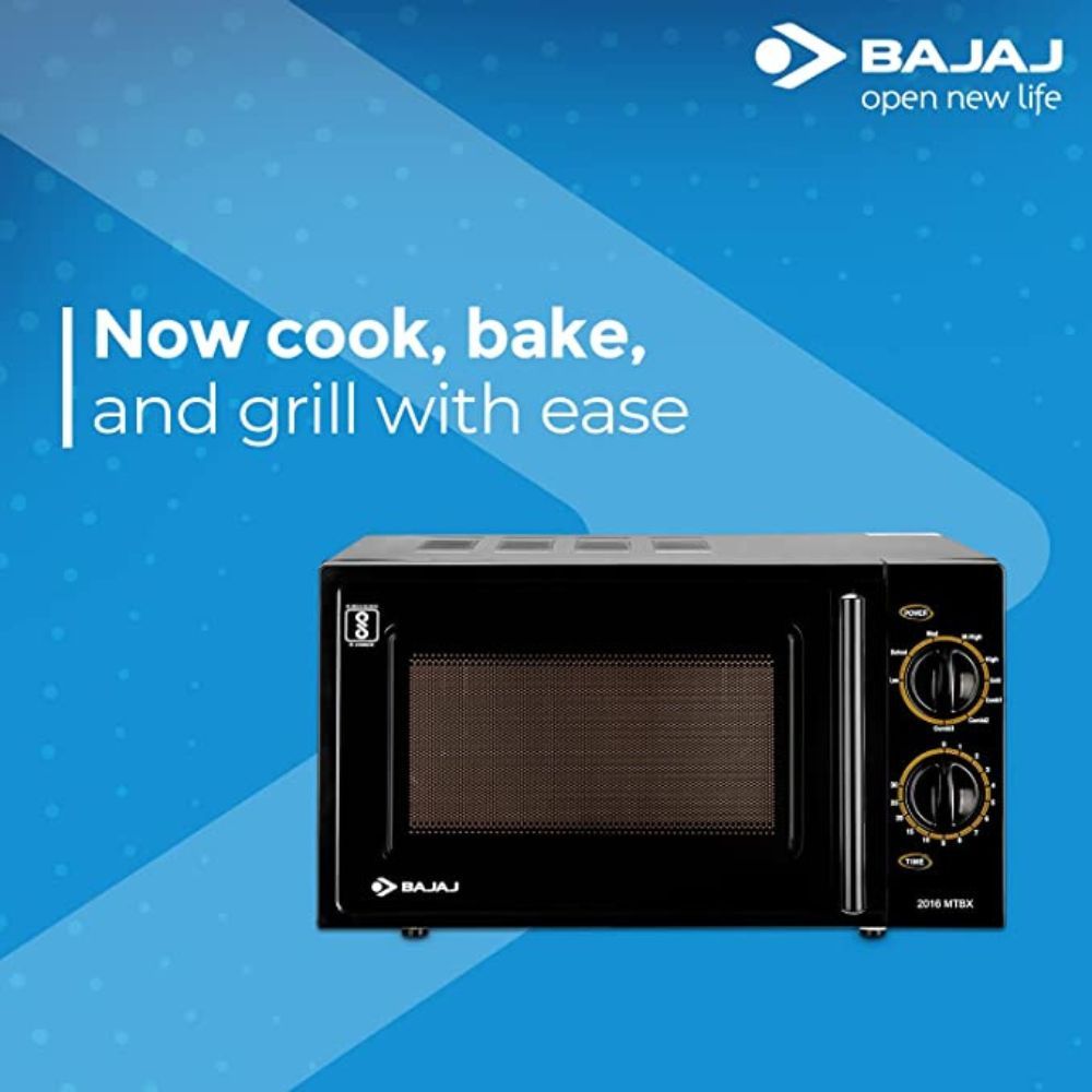 Bajaj MTBX 2016 20L Grill Microwave Oven Black