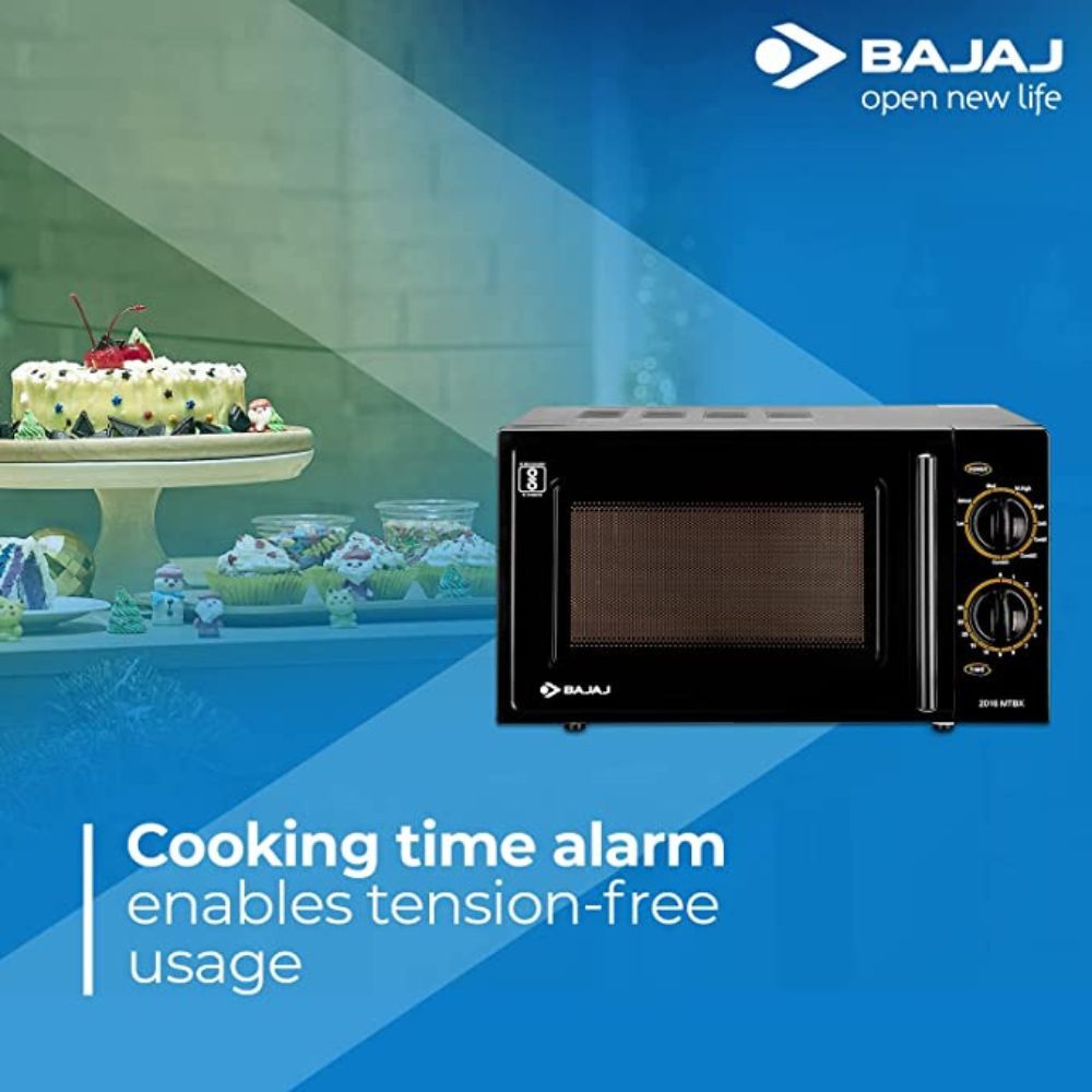 Bajaj MTBX 2016 20L Grill Microwave Oven Black