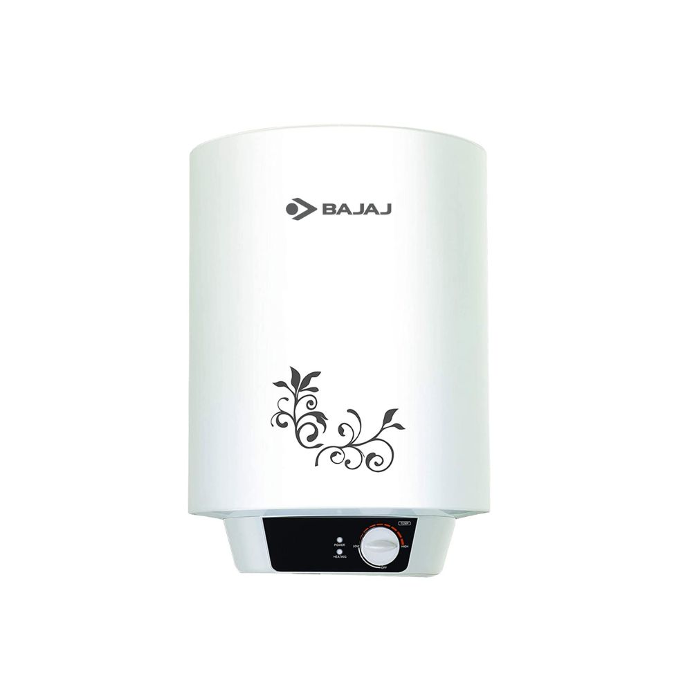 Bajaj New Shakti Neo 15L Metal Body 4 Star Water Heater with Multiple Safety System, White