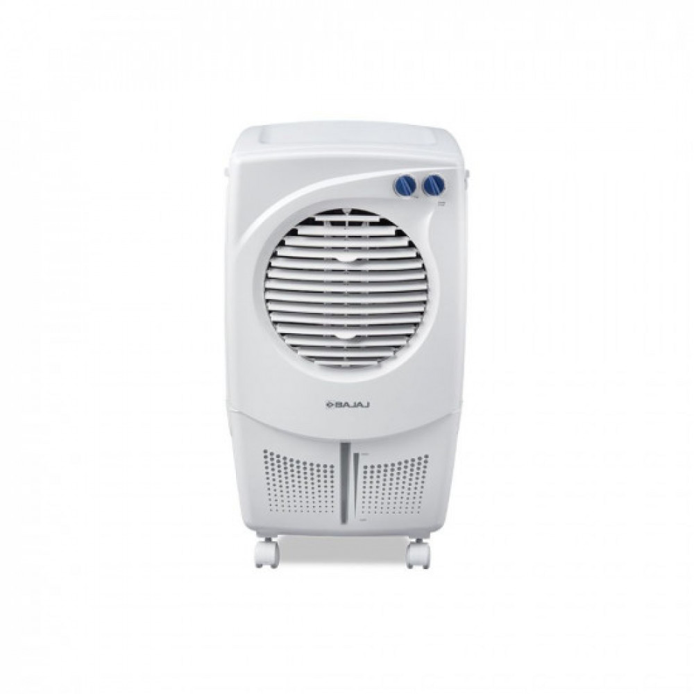 Bajaj PMH 25 DLX 24L Personal Air Cooler for home with DuraMarine Pump (2-Yr Warranty by Bajaj) Anti-Bacterial Hexacool Master, TurboFan Technology, 3-SpeedControl, Portable AC, White Cooler for Room