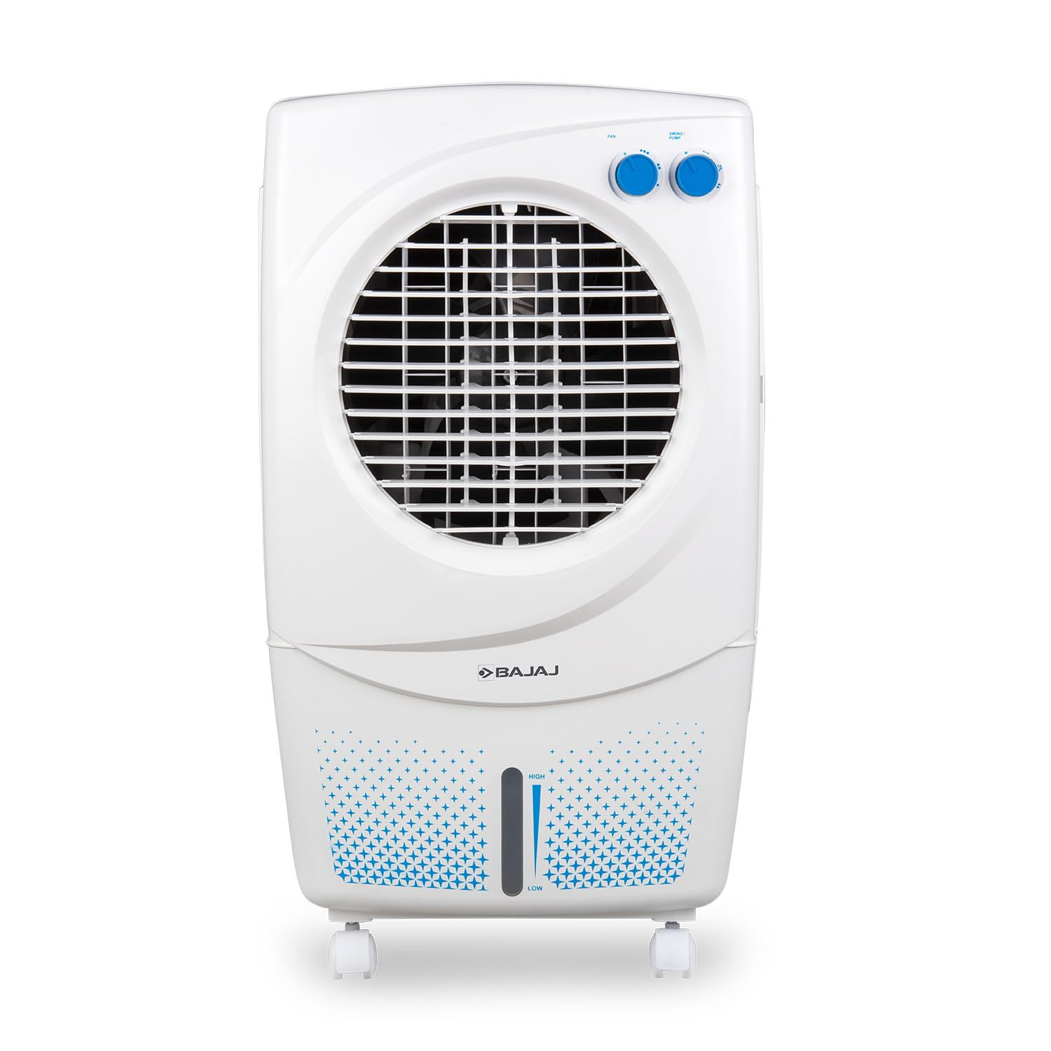 Bajaj PX97 Torque New 36L Personal Air Cooler For Home  High Speed Fan  30Ft Powerful Air Throw  Inverter Compatible  Cooler For Room  3 Yrs 1 Yr Standard  2 Yrs Extended WarrantyWhite