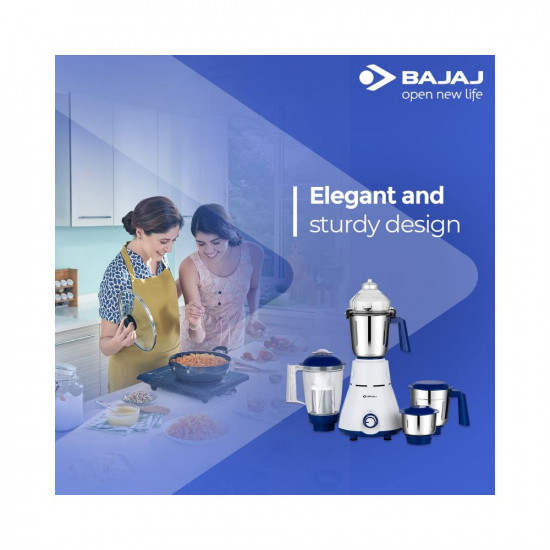 Bajaj Rex 750W Mixer Grinder with Nutri Pro Feature