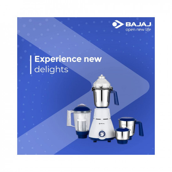 Bajaj Rex 750W Mixer Grinder with Nutri Pro Feature