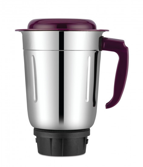 Bajaj Rex Mixer Grinder 500WMixie For Kitchen With Nutri-Pro Features3 SS Mixer Jars For Heavy Duty GrindingAdjustable Speed ControlMultifunctional Blade System2 Year Warranty By BajajPurple