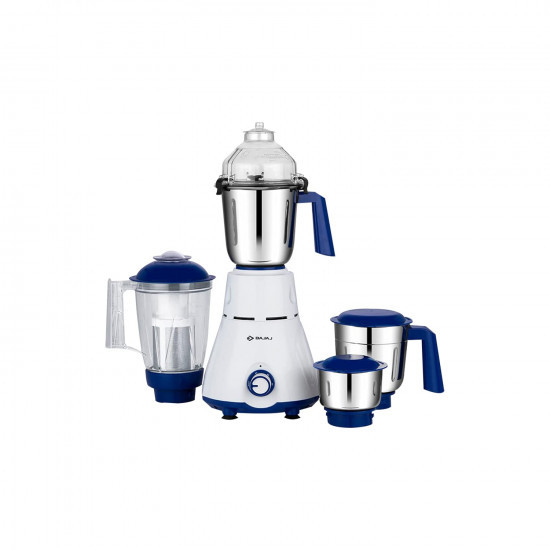 Bajaj Rex Mixer Grinder 750W3 Mixer JarsMixie for Kitchen with Nutri-Pro FeatureTitan Motor-Heavy Duty GrindingAdjustable Speed ControlMultifunctional Blade System1 Yr Warranty By BajajWhite