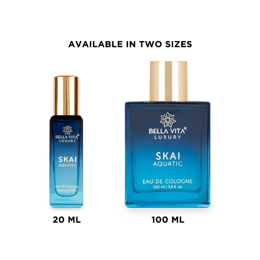 Bella Vita Organic Unisex Luxury Perfume Gift Set 4x20 ML For Men & Women | Luxury Scent with Long Lasting Fragrance Eau De Parfum
