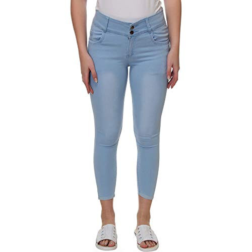 Medi Mode Paris High Rise Flare Leg Blue Denim Jeans Women's Size 36 | eBay