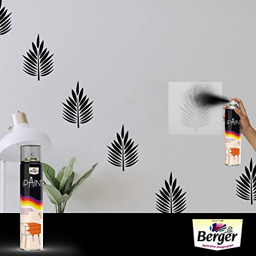 Berger F0031A0800000400 Enamel Paint , Black Gloss Finish 400ml