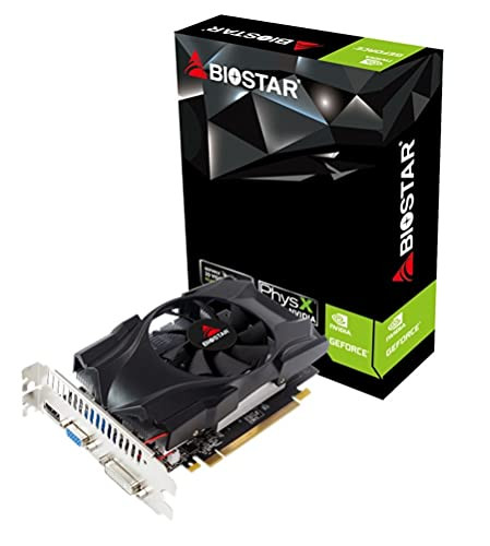 Biostar pci_e gddr4 NVIDIA GeForce GT1030 4GB DDR4 64bit, Super Speed Memory Interface PCI Express 3.0 VN1034TB46